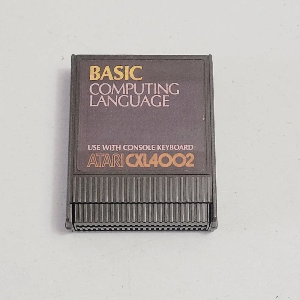 Atari CXL4002 BASIC Computing Language Cartridge Vintage